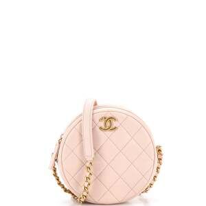 Chanel Round Chain Crossbody Bag #257271C31B